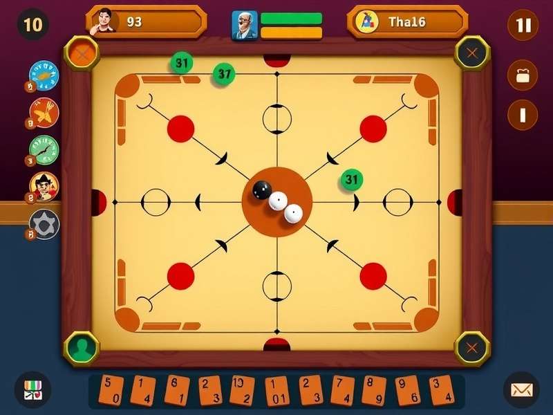 Indian Carrom Champion gameplay screenshot